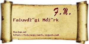 Faluvégi Márk névjegykártya