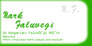 mark faluvegi business card